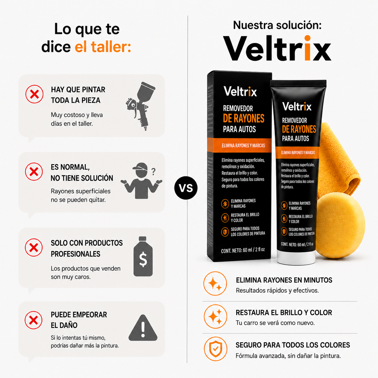 Veltrix - Removedor de
Rayones para Carros